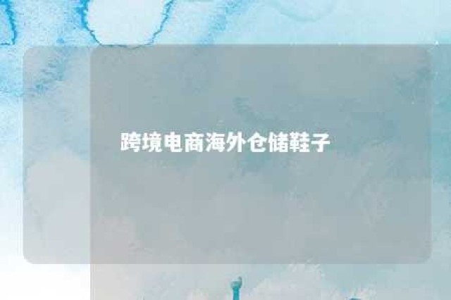 跨境电商海外仓储鞋子 跨境电商海外仓的优缺点